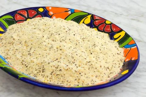 Precooked corn flour Stock Photos