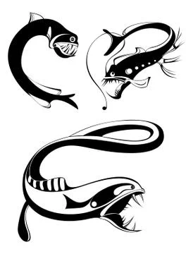 Predator fish Stock Illustration