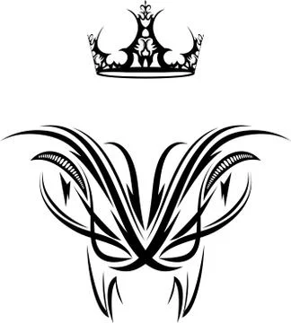 Predators tattoo. Stock Illustration