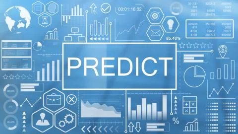 Predict, Animated Typography Stock Illustration