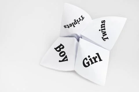 Predict birth on fortune teller Stock Photos