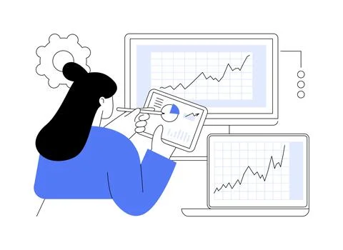 Predictive analysis abstract concept vector illustration. イラスト素材