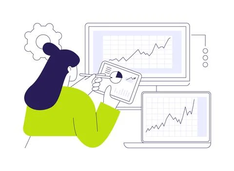 Predictive analysis abstract concept vector illustration. イラスト素材