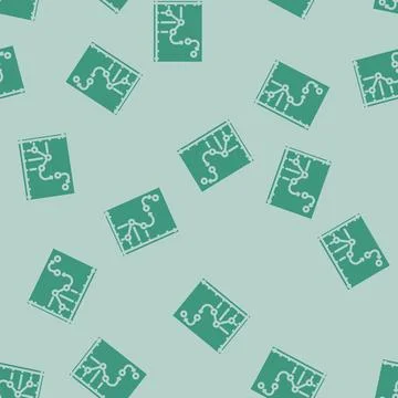 Predictive analytics glyph vector seamless pattern イラスト素材