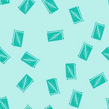 Predictive analytics graph ai integration glyph vector seamless pattern Illustrazione stock