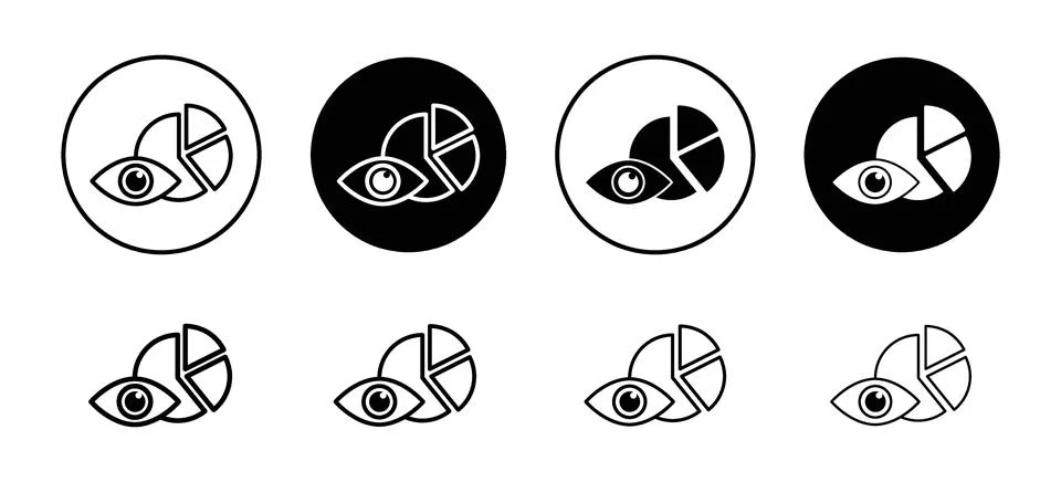 Predictive analytics icon vector set collection for web イラスト素材