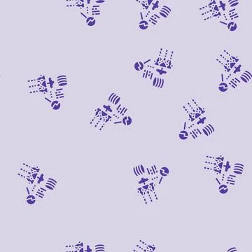 Predictive analytics machine learning glyph seamless pattern イラスト素材