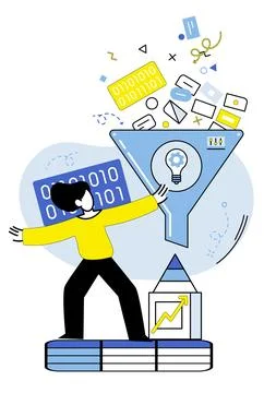 Predictive analytics. The predictive analytics metaphor compares process to イラスト素材