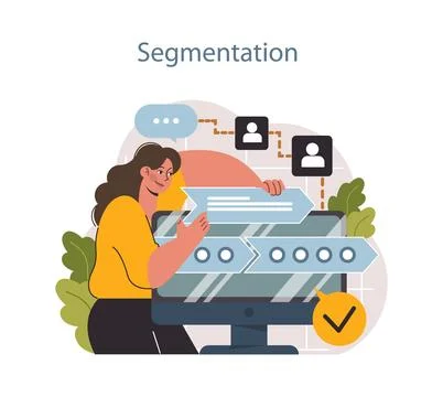 Predictive analytics. Process of using data to forecast future outcome. Stock Illustration