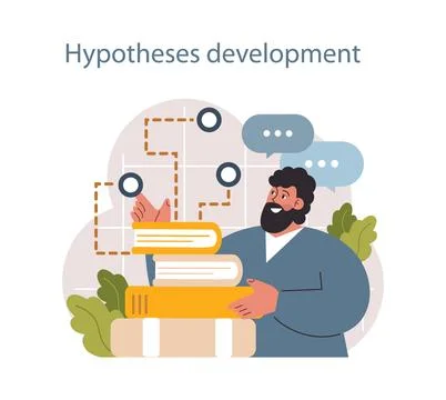 Predictive analytics. Process of using data to forecast future outcome. Stock Illustration