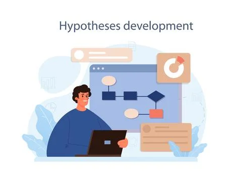 Predictive analytics. Process of using data to forecast future outcome. イラスト素材