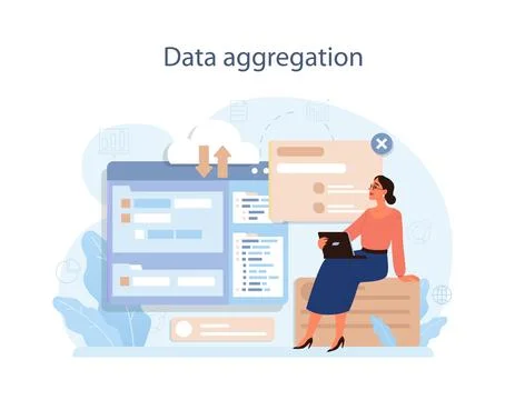 Predictive analytics. Process of using data to forecast future outcome. 스톡 일러스트