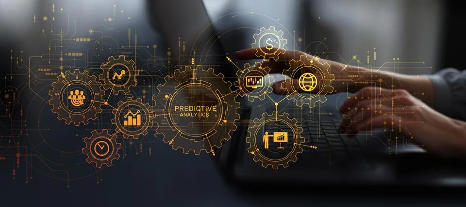 Predictive Analytics System for Business Data Analysis and Strategic Decisi.. Stock Photos