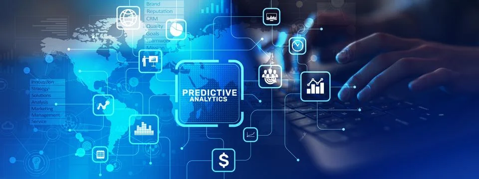 Predictive Analytics System for Data-Driven Business Strategy and Market Fo.. Stock Photos