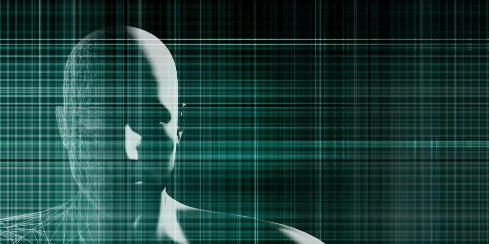 Predictive Analytics System Showcasing Adaptive Learning Process Stock Illustration