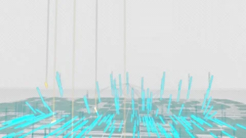 Predictive Clean Warehouse Automation Background - 4K Alpha Stock Footage 332542451