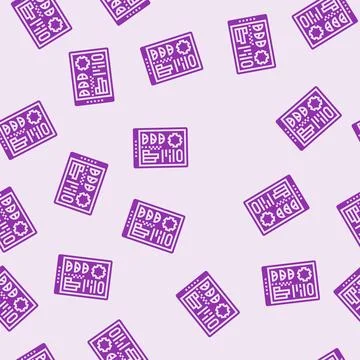 Predictive maintenance dashboard glyph seamless pattern 库存插图