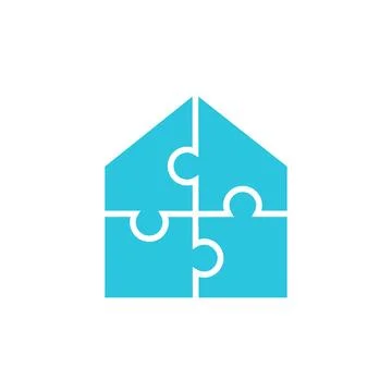 Prefab home Icon on white background. Stock Illustration
