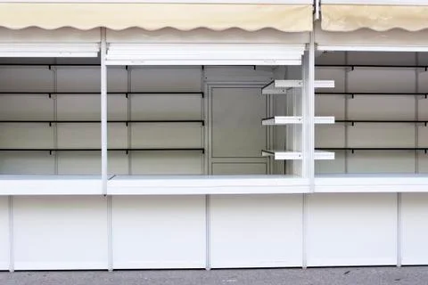 Prefabricated stands Stock Photos