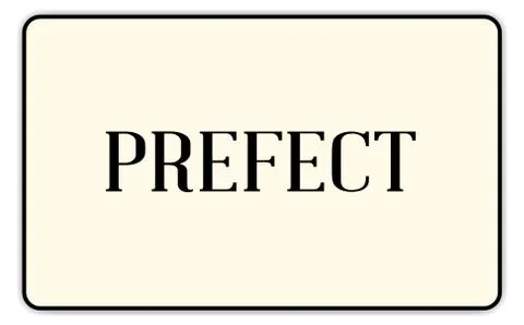 Prefect Stock Illustration