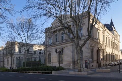 The prefecture of Nimes Stock Photos