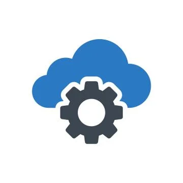 Preference glyph colour icon Stock Illustration