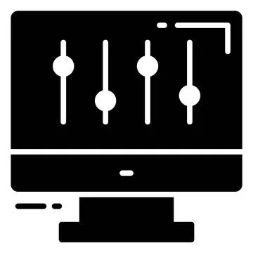 Preference vector design isolated on white background Stock Illustration