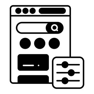 Preferences Dualtone Icon Stock Illustration