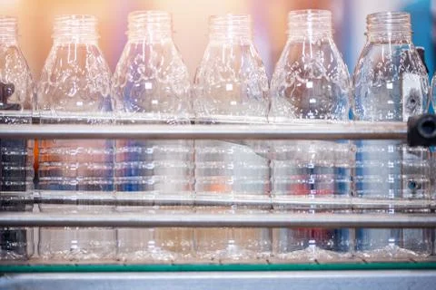 Preforms for making PET plastic bottles. Blank for production of containers for 스톡 사진