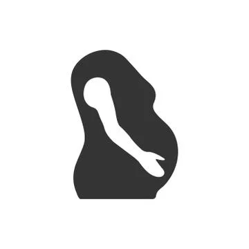 Pregnancy Icon Stock Illustration