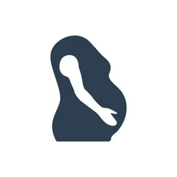 Pregnancy Icon Stock Illustration