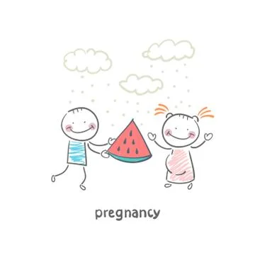 Pregnancy Stock Illustration
