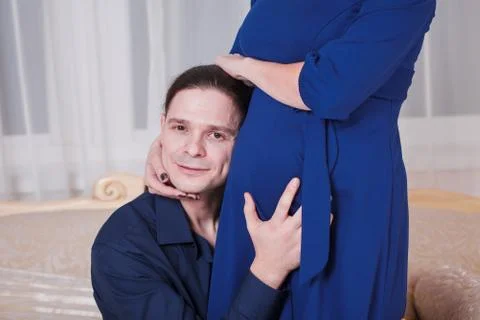 Pregnancy New Year Stock Photos