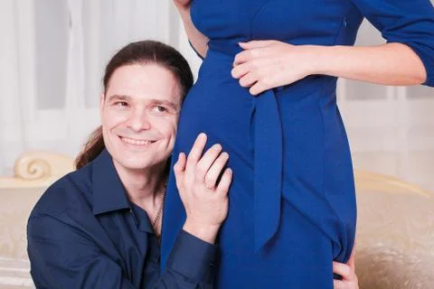Pregnancy New Year Stock Photos