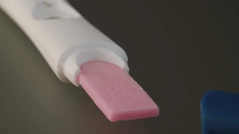 Pregnancy test close-up Stock Footage 140319551