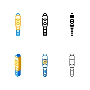 Pregnancy test color icon vector stylized sign 스톡 일러스트