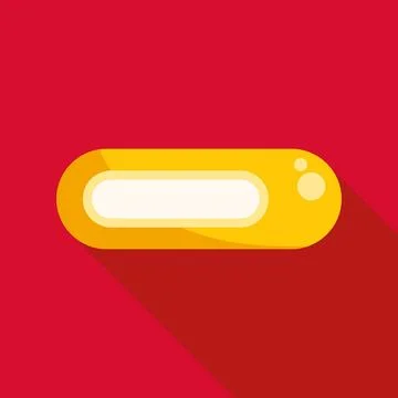 Pregnancy test device on a red background Illustrazione stock
