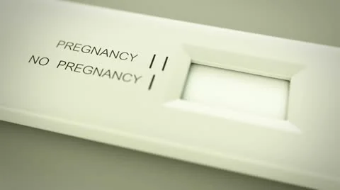Pregnancy test. Stock-Footage 21696416