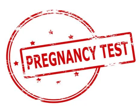 Pregnancy test Illustrazione stock