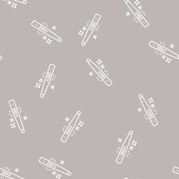 Pregnancy test line seamless pattern Illustrazione stock