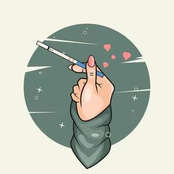 Pregnancy test pack design vector Stock Illustration