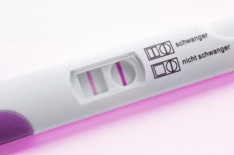 Pregnancy test Stock Photos