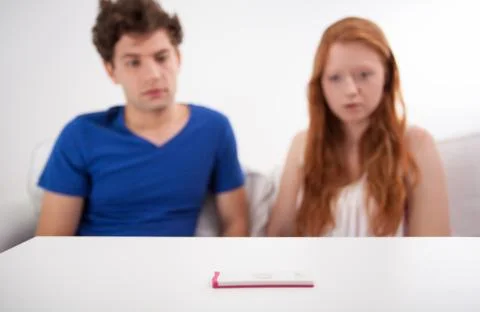 Pregnancy test Stock Photos