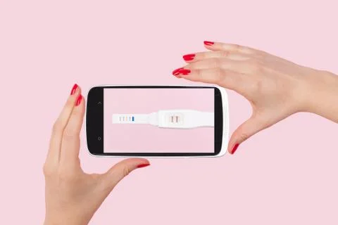 Pregnancy test. Stock Photos
