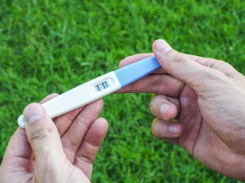 Pregnancy test Stock Photos