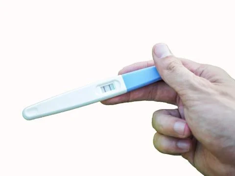 Pregnancy test Stock Photos