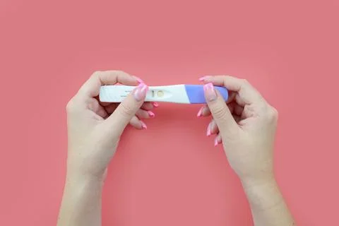 Pregnancy test Stock Photos