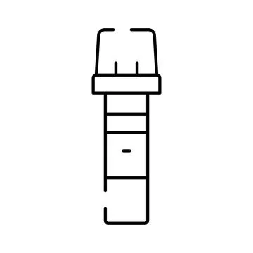 Pregnancy test positive negative result line icon Stock-Illustration