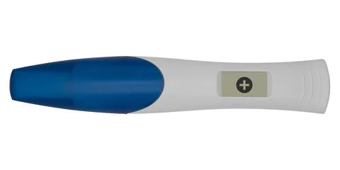 Pregnancy test positive Stock Photos