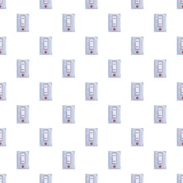 Pregnancy test positive result repeat pattern background Stock Illustration